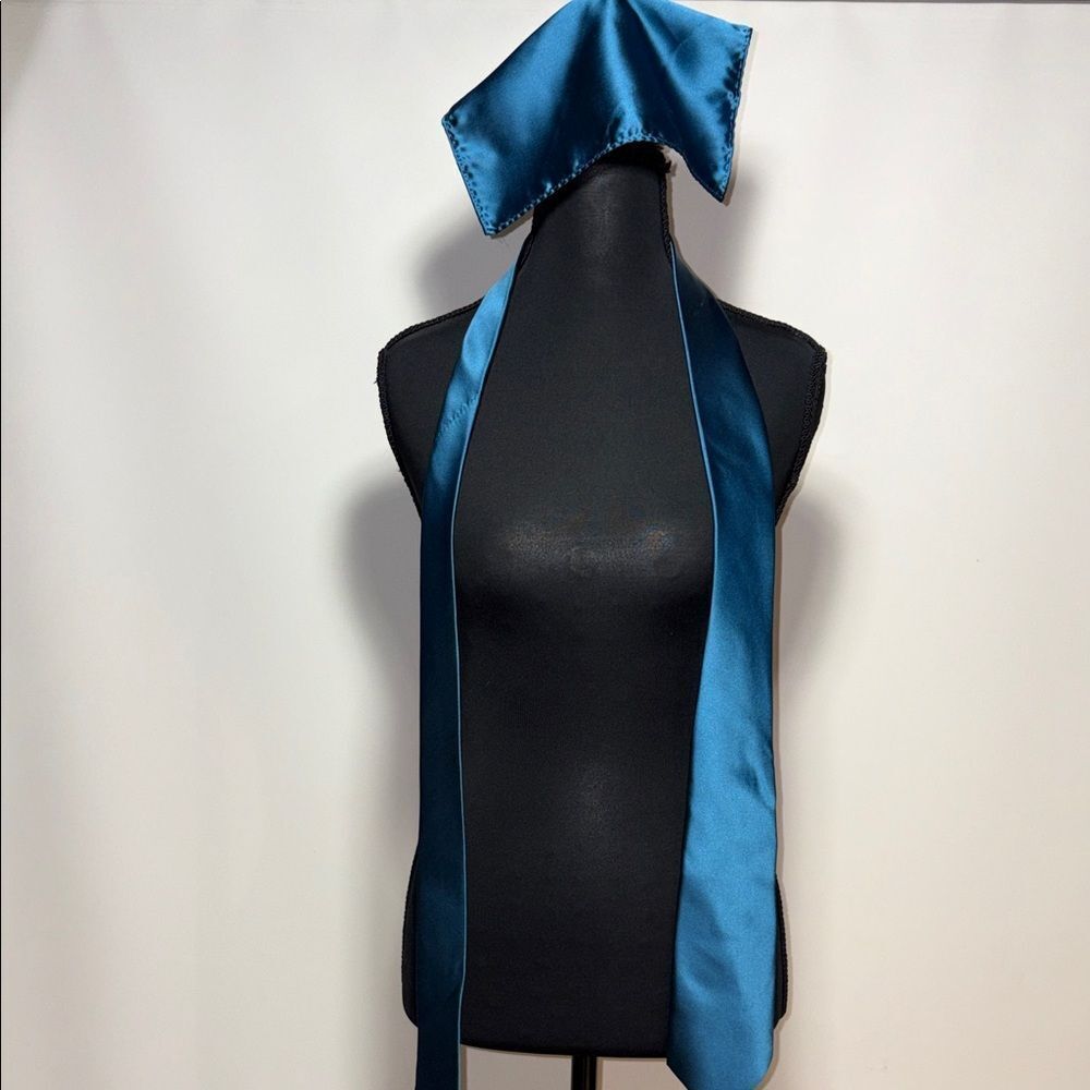 Classic Blue Satin Tie